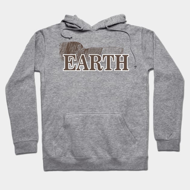 Earth logo symbol Hoodie by Creative Art Store